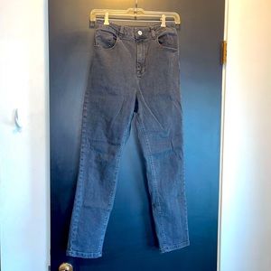 Collision high rise slim mom jeans